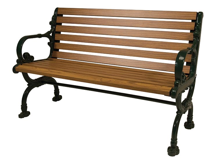 ROSEDALE BENCH WITH BACK
