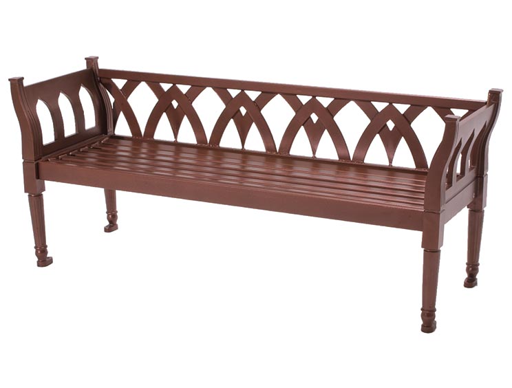 AUGUSTINE BENCH WITH BACK