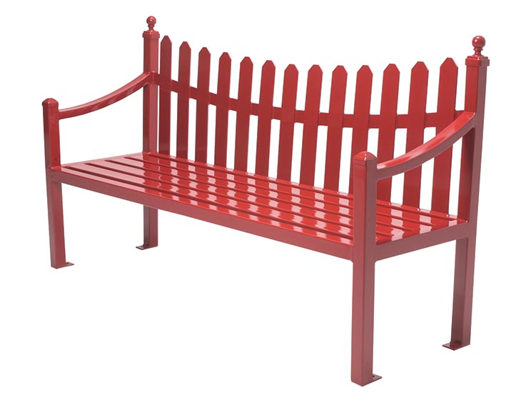 FENWICK BENCH WITH BACK