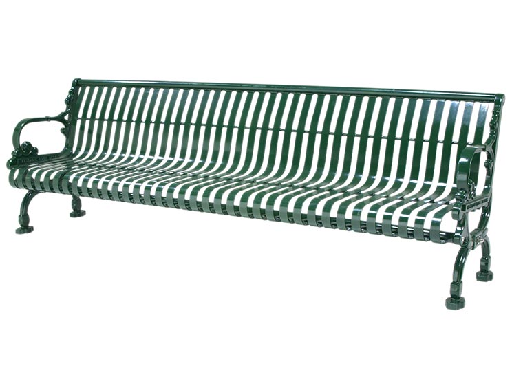 Product | LAMPLIGHTER BENCH WITH BACK | Keystone Ridge Designs