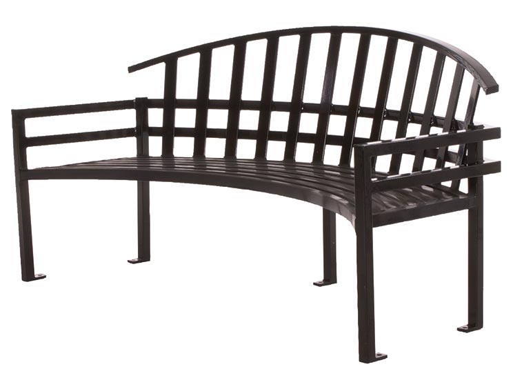 MCCONNELL CURVED BENCH WITH BACK