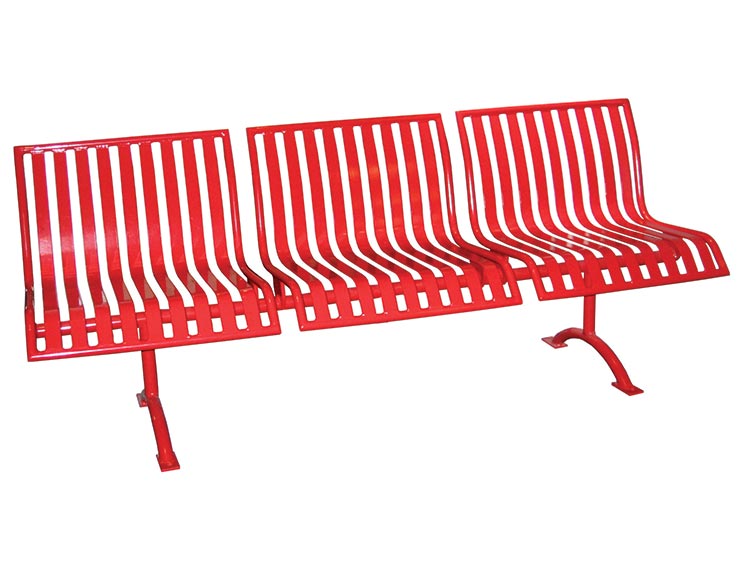 PULLENIUM MODULAR BENCH WITH BACK