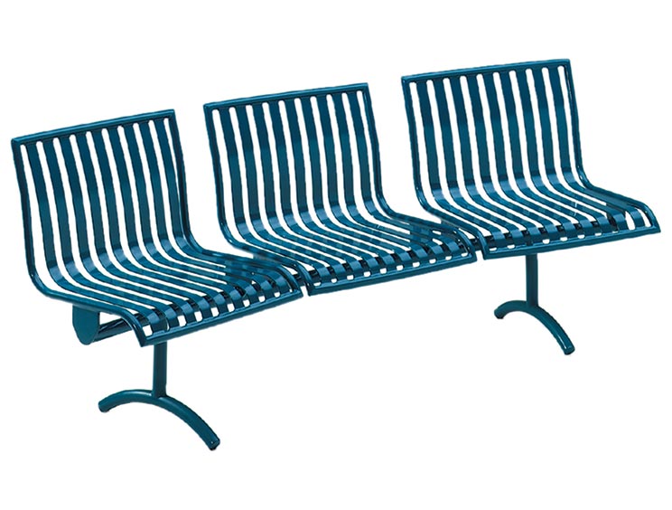PULLENIUM MODULAR CURVED BENCH WITH BACK