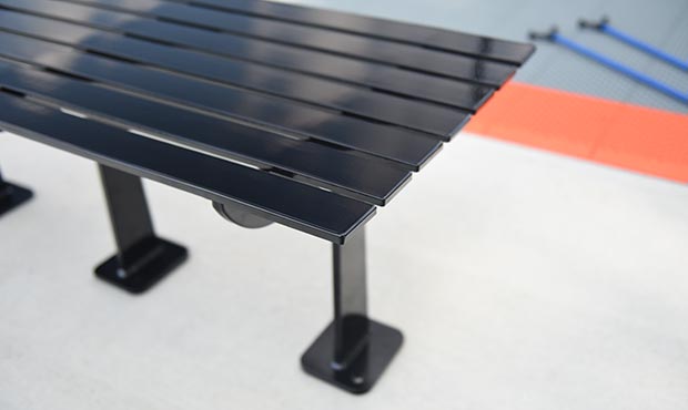 Carson flat benches offer minimalistic design