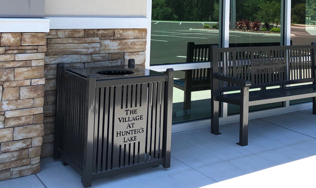 Picture of Keystone Ridge Designs Product on Site - Site Furnishing Outdoor Site Furniture