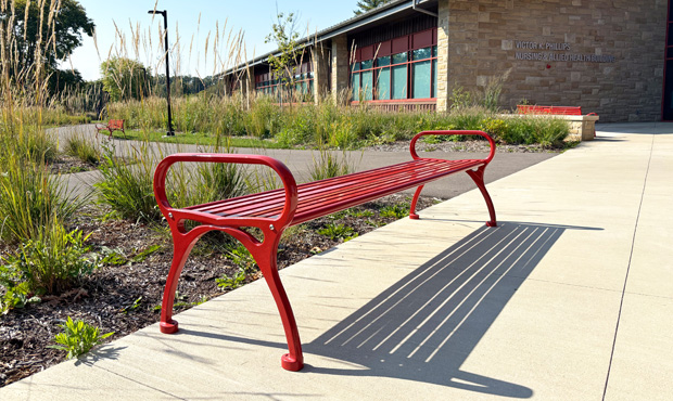 Picture of Keystone Ridge Designs Product on Site - Site Furnishing Outdoor Site Furniture