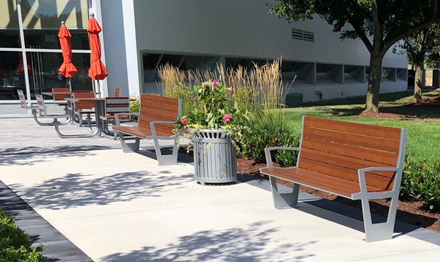 Picture of Keystone Ridge Designs Product on Site - Site Furnishing Outdoor Site Furniture