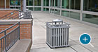 McConnell Litter Receptacles provide easy waste disposal